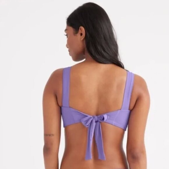 ✨ Knix Balcony Cup Bikini Top Grape Pop Purple - Picture 2 of 8